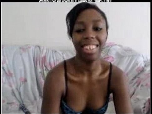 Real Amateur Ebony Teen Dildoing Her Hairy Pussy