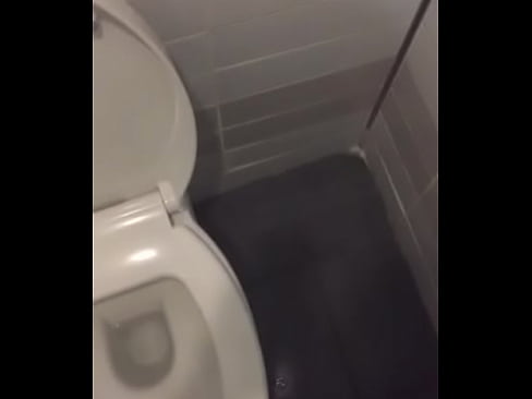 Turkish masturbating at work toilet