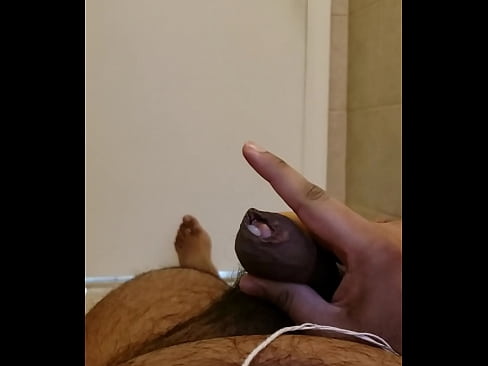 hairy cock play with heart beat