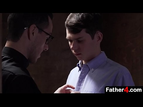 Gay Priest and Religious Boy - Confession