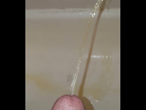 Pissing from another erection into my shower.