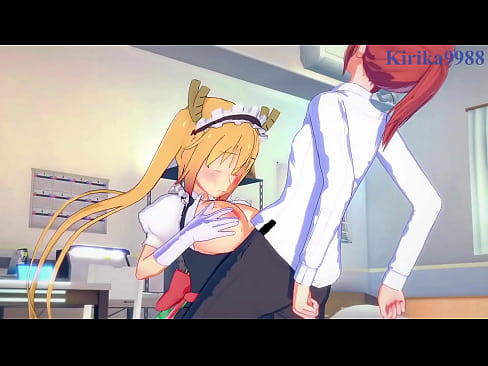 Tohru and Kobayashi intense futanari sex. - Miss Kobayashi's Dragon Maid Hentai