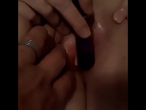 Wife plays with her clit