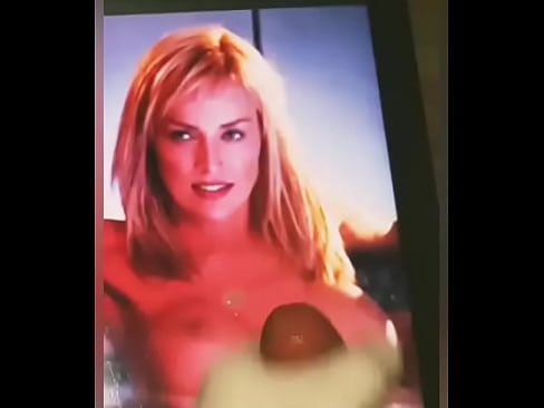 SHARON STONE MAKES ME SHOOT CUM OVER HER TITS WHILE SHE SIT IN THE HOT TUBE