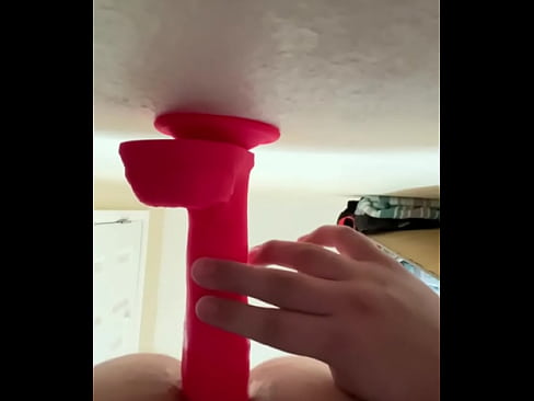 Nathan takes huge dildo