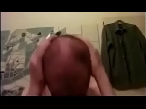 Bald Shaved Head - Slow Motion