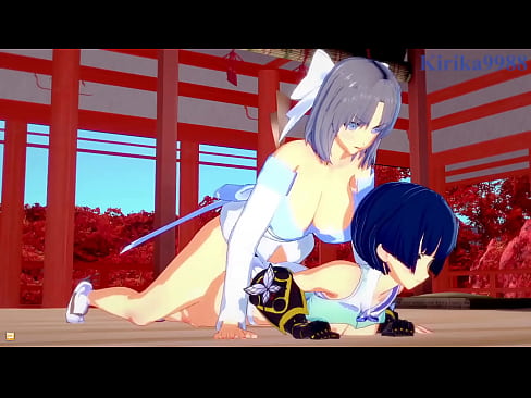 Yozakura and Yumi intense futanari sex. - Senran Kagura Hentai