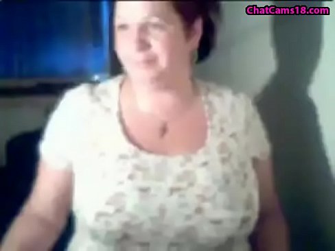 granny show her big boobs on webcam