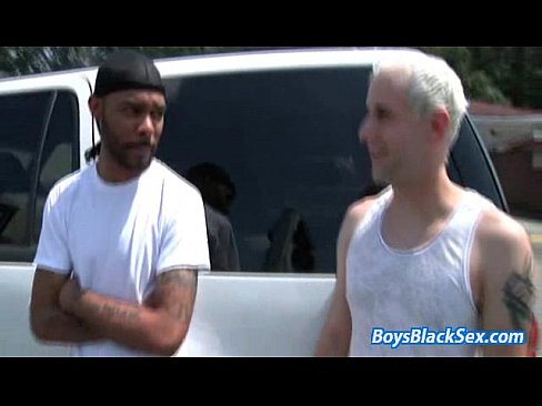 Blacks On Boys - Gay Bareback Hardcore Fuck Video 07