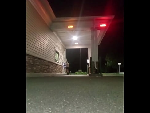 signature upside down push-ups happening by local atm machine after rent deposit