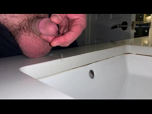 Horny friend peeing in front of you while you masturbate