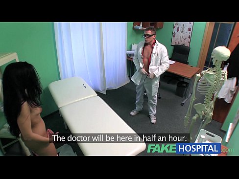 Fake Hospital Doctors cock turns patients frown upside down