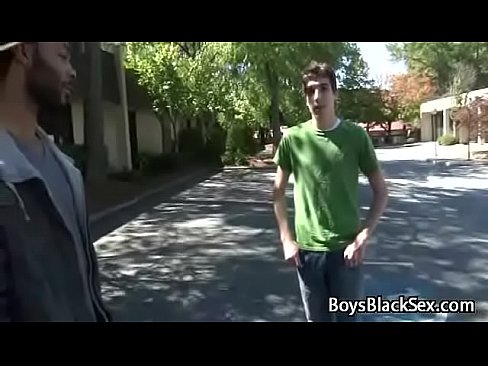 Black Gay Dude Fuck White Teen Sexy Boy In His Tight Ass 05