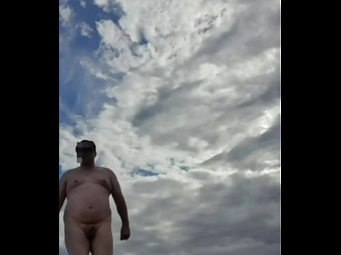 Nudist day out at the beach