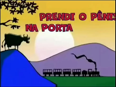 Pinto preso na porta