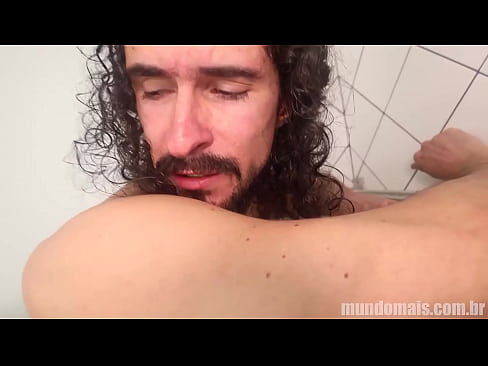 fucking hairy in the shower bareback