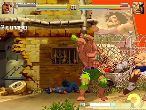 MUGEN - Craig Marduk VS Sagat - CPU Controlled Match