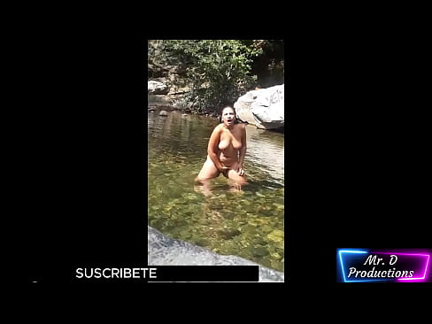 My step brother records me while I'm naked masturbating in the river. I'm the bitch step sister, I love cocks and semen