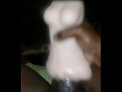 New toy.. bbc creamy cumshot