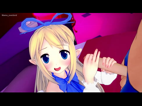 Flonne juega una nueva partida, esta muy caliente y quiere coger sobre la cama (version adulta)