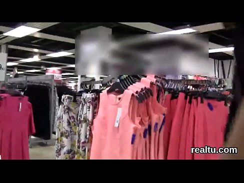 Exquisite czech teenie gets seduced in the shopping centre and nailed in pov