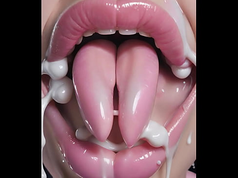 80 cum drenched Gaping Drooling Split  Tongue cum dump targets