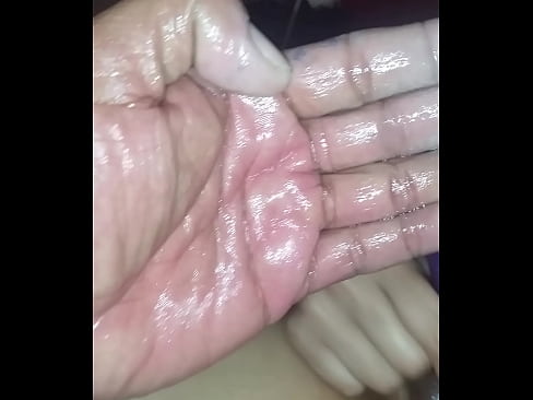 Fisting my wife while she uses vibrator