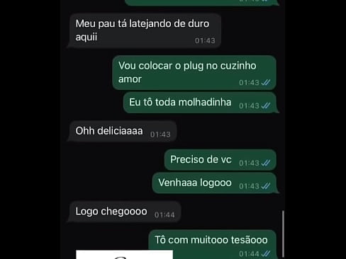 Conversa de whats e transa  gostosa.