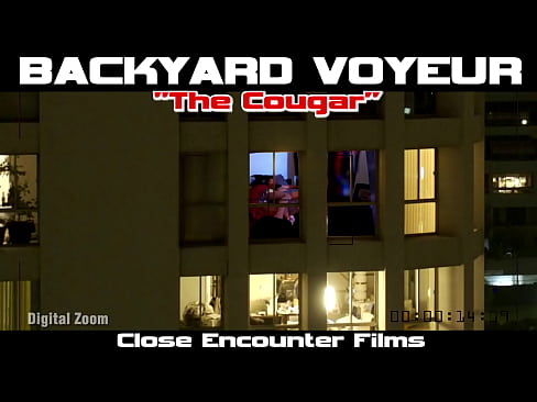 PROMO - THE COUGAR. Voyeur Big Cock encounter in the skyscraper. PROMO Film. Neighborhood Window.Ultimate Digital Voyeur. Meanwhile back in the City, the mood is Hot and Steamy. Shy big Cock comes out to play. Complete Film. Neighborhood Window.