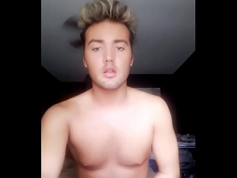 22 yr old jerking his cock