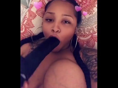 Thick bbw thot loving her toy