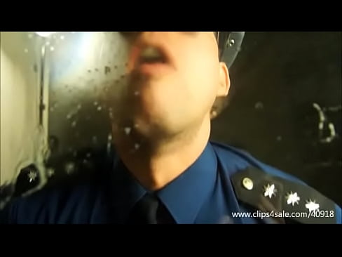 DOMINANT PRISON COP SPITS IN YOUR FACE - 177