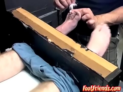 Twink has his feet tickled and teased