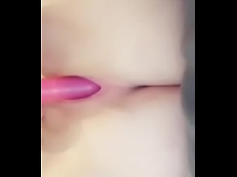 Pink pussy fucked by pink toy