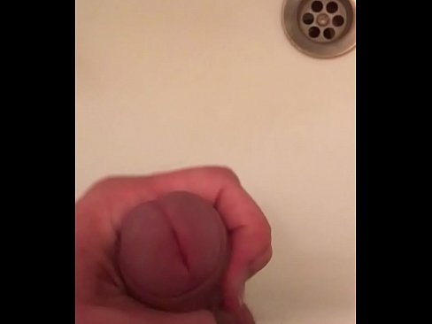 My cumshot in bathroom (17 May 2017)