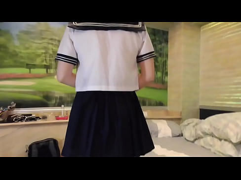 【個人撮影】かわいい彼女 禁断の学校帰り制服エッチ【前編】清楚な雰囲気からは信じられない淫乱セックス