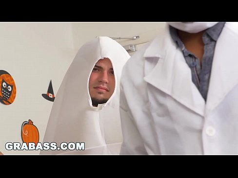 GRAB ASS - Jacking more than a lantern at this office on Halloween