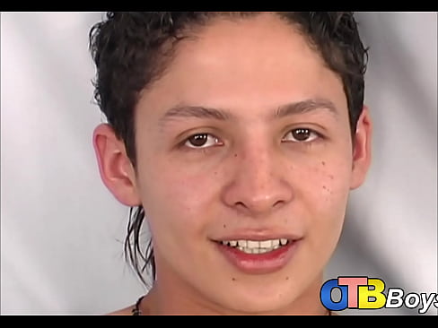 Latino twink masturbates and comes hard