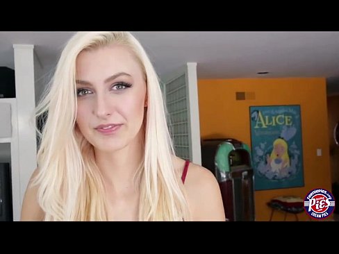 Sex with cute blonde girl