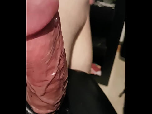 Stroking my hard cock to cum