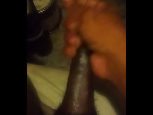 Oiled up my dick