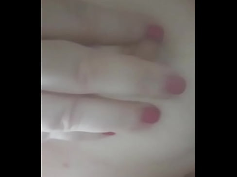 Nipples touching herself