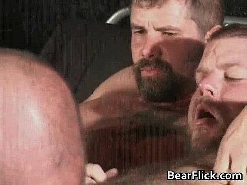 Orgy with big ass gay bear fucking gay video