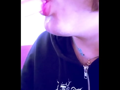 18yo boy train his sucking skills