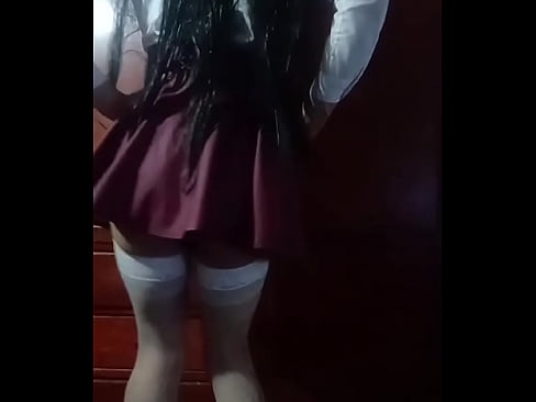 Sexy tranny dancing alone