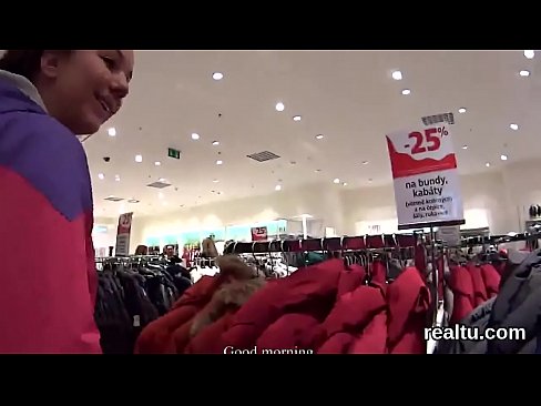 Luscious czech teen was seduced in the hypermarket and penetrated in pov