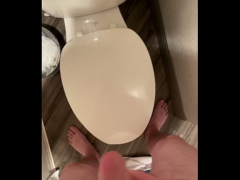 Masterbating in bathroom