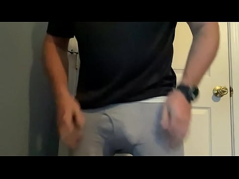 Jerking off my big dick in my bedroom video 4