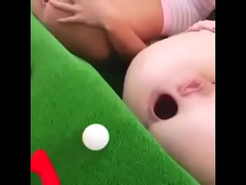 Golf ball in ass