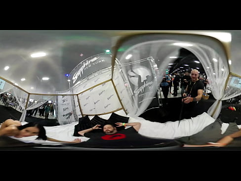 360 video of simulated sex at expo